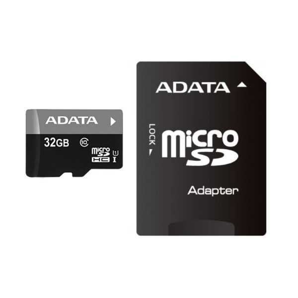 ADATA Premier UHS-I 32 GB MicroSDHC Flash atminties 10 klasės adapteris