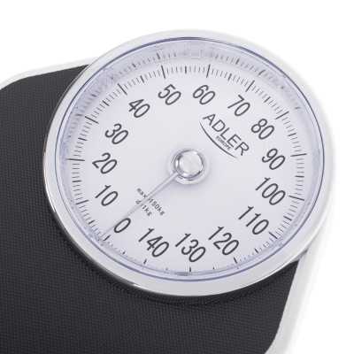 Adler Mechanical Bathroom Scale AD 8177 Maximum weight (capacity) 150 kg Accuracy 1000 g Black