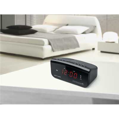 Muse Clock radio PLL M-12CR Alarm function Black