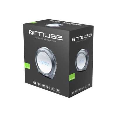 Muse Clock radio PLL M-12CR Alarm function Black