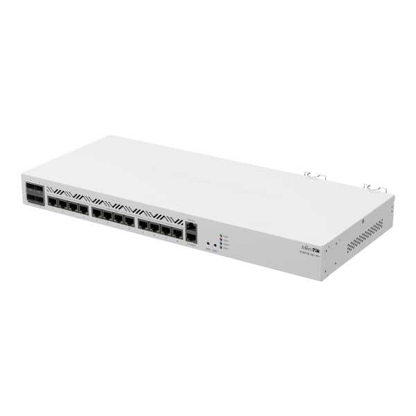 Mikrotik Cloud Core Router CCR2116-12G-4S+, 16 branduolių 2 GHZ ARM CPU, 16 GB DDR4 RAM, 4x10G SFP+ prievadai, 13xGigabit LAN pr