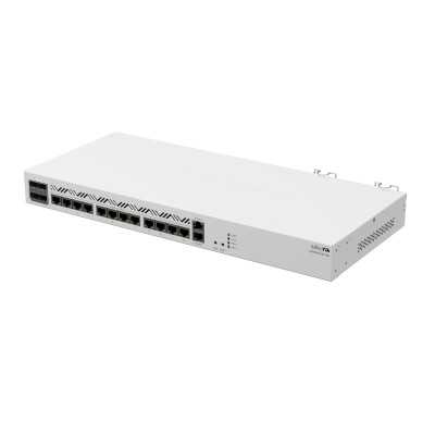 Mikrotik Cloud Core Router CCR2116-12G-4S+, 16-CORE 2 GHZ ARM CPU, 16 GB DDR4 RAM, 4x10G SFP+ ports, 13xGigabit LAN ports, 1x RJ