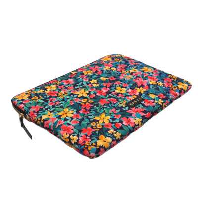 Casyx Casyx for MacBook SLVS-000023 Fits up to size 13 /14 " Sleeve Canvas Flowers Dark Waterproof