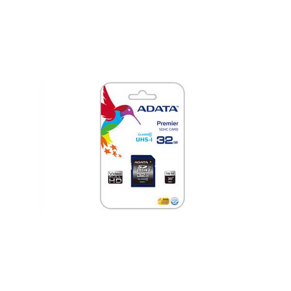 ADATA Premier 32 GB SDHC Flash memory class 10 No