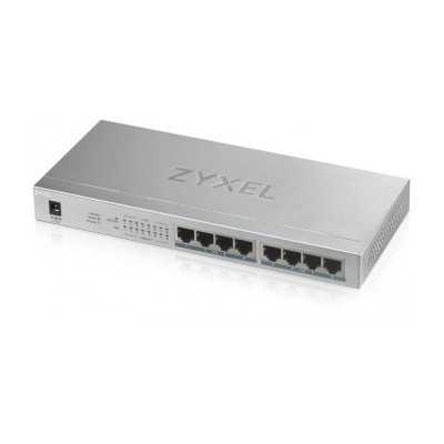 ZYXEL GS1008-HP, 8 PORT GIGABIT POE+ UNMANAGED DESKTOP SWITCH, 8 X POE, 60 WATT