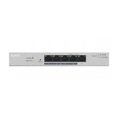 ZYXEL GS1200-5HP, 5 PORT GIGABIT POE+ WEBMANAGED SWITCH, 4X POE, 60 WATT