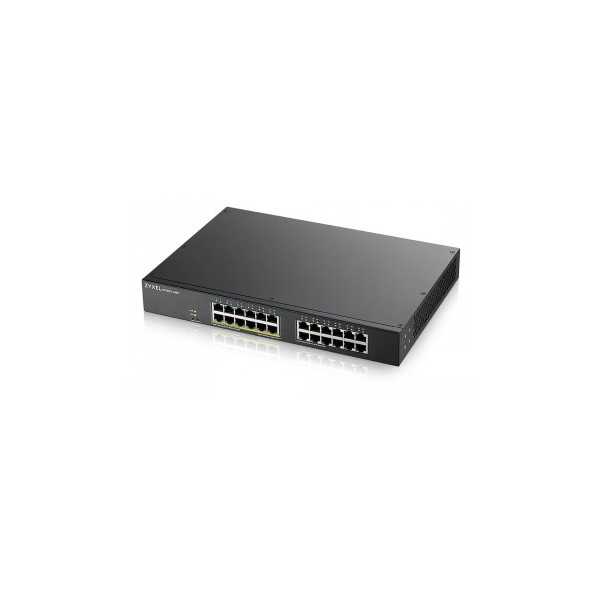 ZYXEL GS1900-24EP, 24 PORT GBE L2, 12 PORT POE SMART SWITCH, STANDYNAS, 130 W