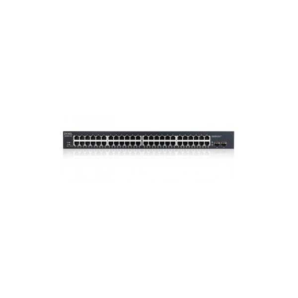 ZYXEL GS1900-48, 48-PORT GBE L2 SMART SWITCH, RACKMOUNT V2