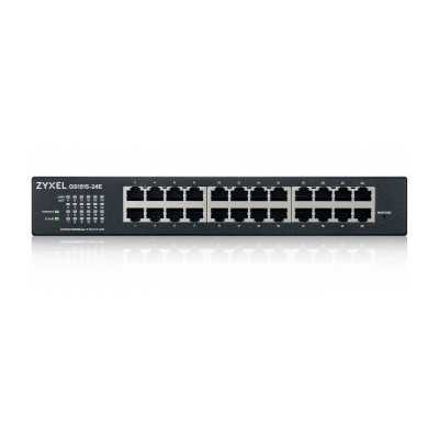 ZYXEL GS1915-24E, 24-PORT GBE SMART HYBRID MODE SWITCH, STANDALONE OR NEBULAFLEX CLOUD, RACKMOUNT, FANLESS