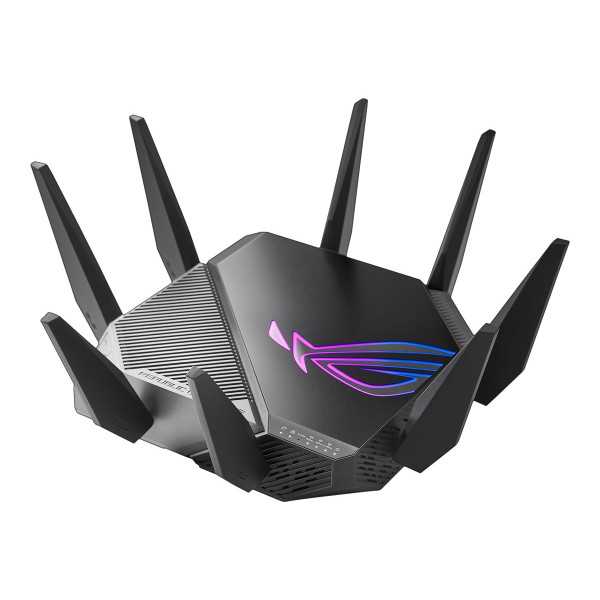 Asus Wi-Fi 6 trijų juostų gigabitų žaidimų maršrutizatorius ROG GT-AXE11000 Rapture 802.11ax 1148+4804+4804 Mbit/s 10/100/1000/2