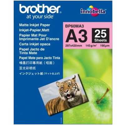 BROTHER MATTE INKJET PAPER A3 (25SH)