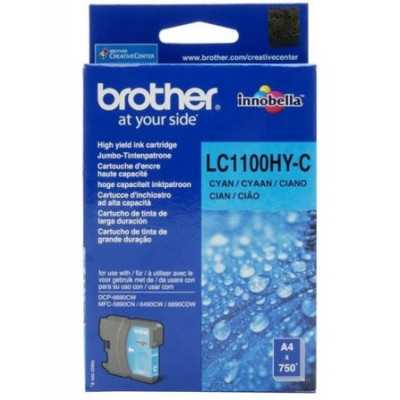 BROTHER LC-1100HYC TONER HIGH CYAN 750P