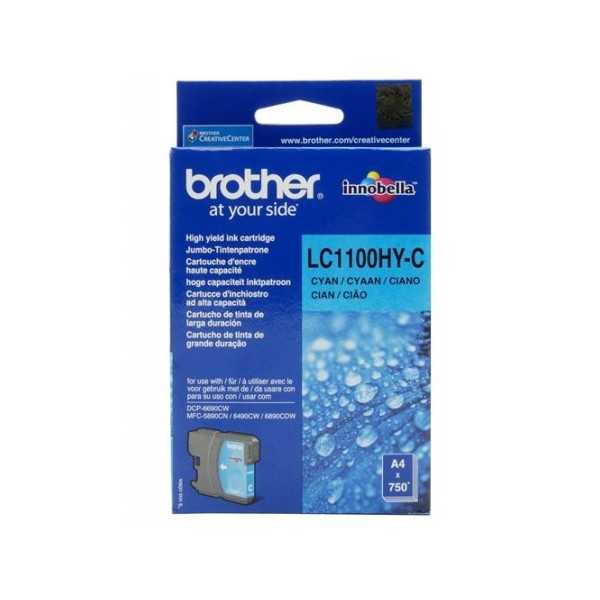 BROTHER LC-1100HYC TONER HIGH CYAN 750P