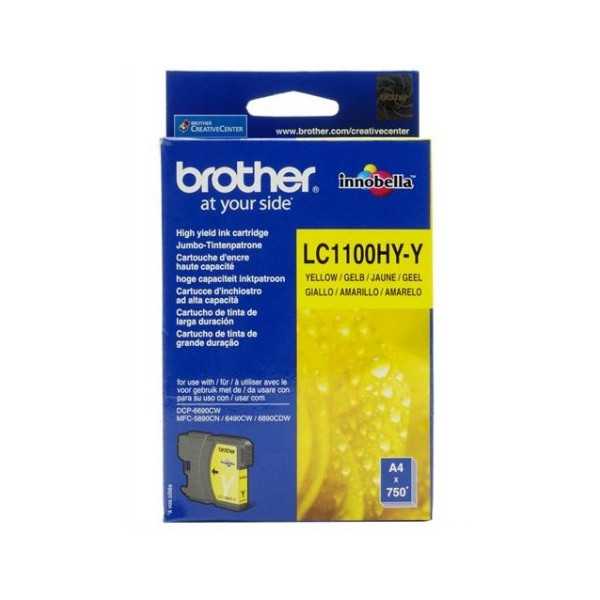 BROTHER LC-1100HYY TONER HIGH YELL. 750P