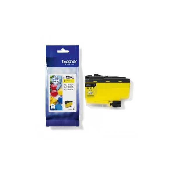 BROTHER LC426XLY YELLOW INK-CARTRIDGE, YIELD 5,000 PAGES