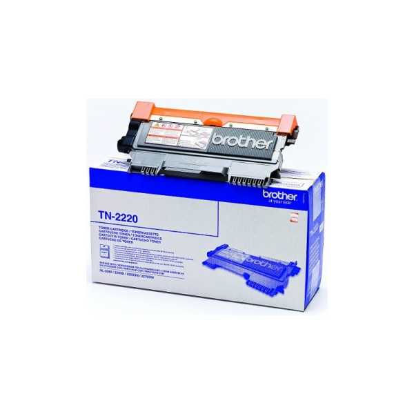 BROTHER TN-2220 TONER BLACK 2600P