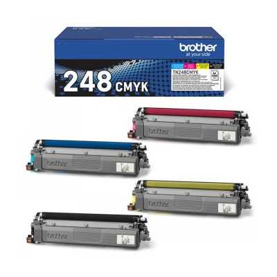 BROTHER TN248VAL TONER PACK BLACK+CMY 1000P