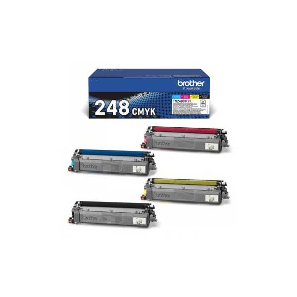 BROTHER TN248VAL TONER PACK BLACK+CMY 1000P