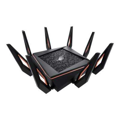 Asus GT-AX11000 Tri-band WiFi Gaming Router ROG Rapture 802.11ax 4804+1148 Mbit/s 10/100/1000 Mbit/s Ethernet LAN (RJ-45) ports 