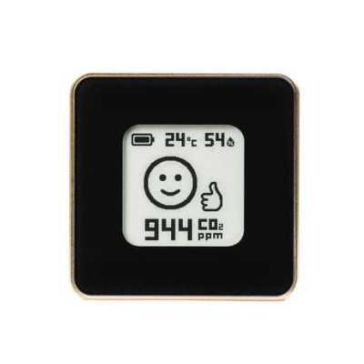 SMART HOME AIR QUALITY SENSOR/GOLD/BLACK AIRV-ELEG AIRVALENT