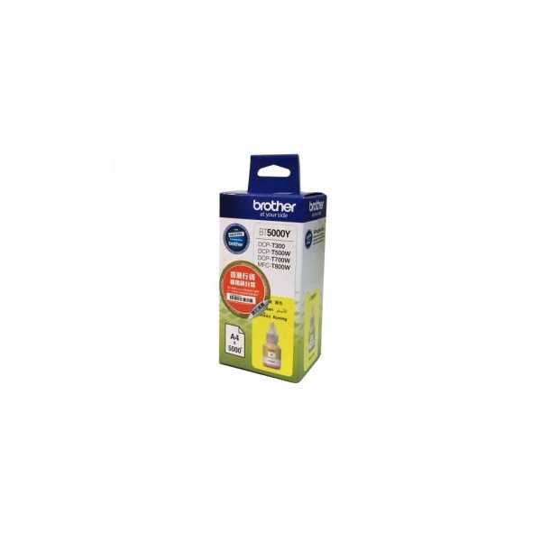 BROTHER BT5000Y YELLOW INK BOTTLE 5000 P