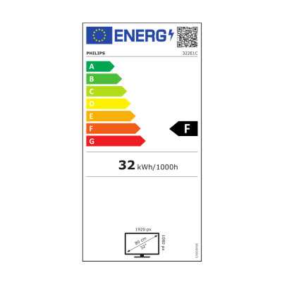 Philips 322E1C/00 31.5 " VA FHD 16 : 9 4 ms 250 cd/m Black HDMI ports quantity 1 75 Hz