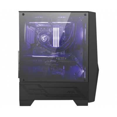 MSI MAG FORGE 100M PC Case, Mid-Tower, USB 3.2, Black MSI MAG FORGE 100M Black ATX Power supply included No