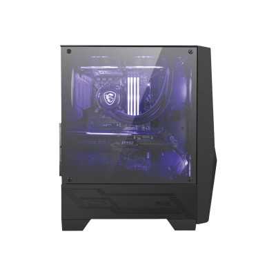 MSI MAG FORGE 100M PC Case, Mid-Tower, USB 3.2, Black MSI MAG FORGE 100M Black ATX Power supply included No