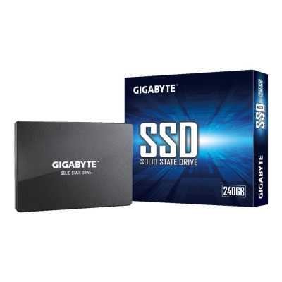 Gigabyte GP-GSTFS31240GNTD 240 GB SSD form factor 2.5-inch SSD interface SATA Write speed 420 MB/s Read speed 500 MB/s