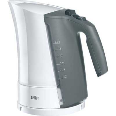 Braun WK 300 Standard kettle 2200 W 1.7 L Plastic 360 rotational base White