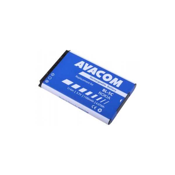 AVACOM BATTERY FOR MOBILE PHONE NOKIA 6230, N70, LI-ION 3,7V 1100MAH (REPLACEMENT BL-5C)