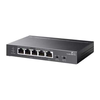 TP-LINK 5-Port Gigabit Desktop Switch with 4-Port PoE TL-SG1005P-PD TP-LINK Unmanaged Desktop/Wall mountable