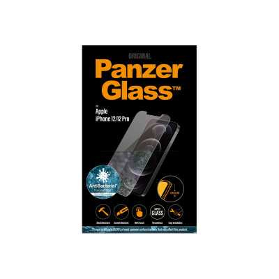 PanzerGlass | Apple | For iPhone 12/12 Pro | Glass | Transparent | Clear Screen Protector