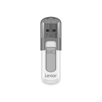 Lexar | Flash drive | JumpDrive V100 | 64 GB | USB 3.0 | Grey