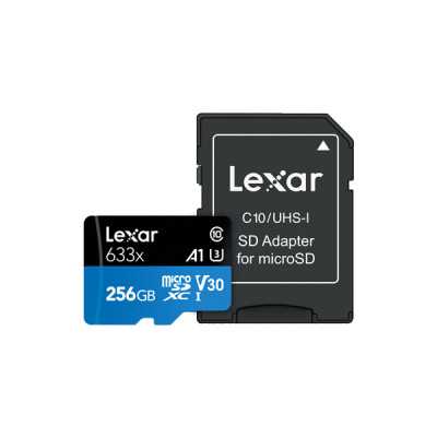 Lexar | High-Performance 633x | UHS-I | 256 GB | micro SDXC