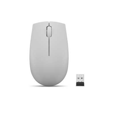 Lenovo | Compact Mouse with battery | 300 | Wireless | Arctic Grey