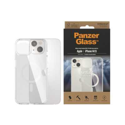 PanzerGlass | HardCase MagSafe Compatible | Back protection | Apple | iPhone 14/13 | 100% Recycled Polyurethane (TPU) | Clear | 