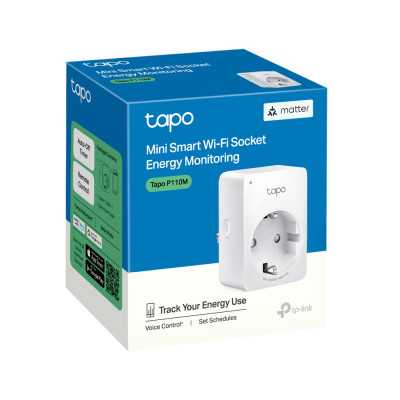 TP-LINK | Mini Smart Wi-Fi Plug, Energy Monitoring | Tapo P110M