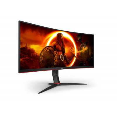 AOC | Gaming Monitor | CU34G2XP/BK | 34 " | VA | 3440 x 1440 pixels | 21:9 | 1 ms | Black | HDMI ports quantity 2 | 180 Hz