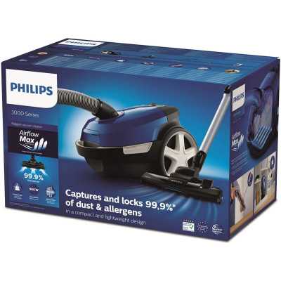 Philips | 3000 Series XD3110/09 | Vacuum cleaner | Bagged | Power 900 W | Dust capacity 3 L | Blue