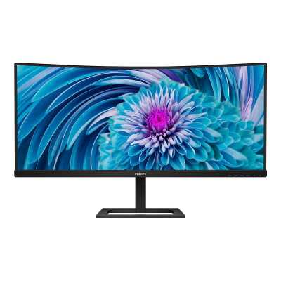 Philips | UltraWide LCD Monitor | 346E2CUAE | 34 " | VA | WQHD | 21:9 | 4 ms | 300 cd/m | Black | HDMI ports quantity 1 | 100 Hz