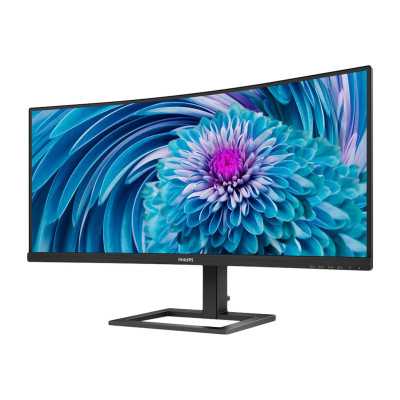 Philips | UltraWide LCD Monitor | 346E2CUAE | 34 " | VA | WQHD | 21:9 | 4 ms | 300 cd/m | Black | HDMI ports quantity 1 | 100 Hz