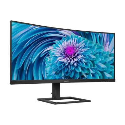 Philips | UltraWide LCD Monitor | 346E2CUAE | 34 " | VA | WQHD | 21:9 | 4 ms | 300 cd/m | Black | HDMI ports quantity 1 | 100 Hz