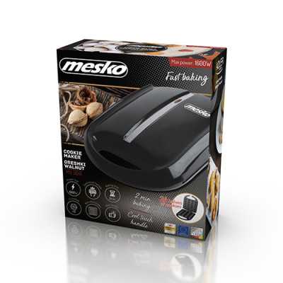 Mesko | MS 3041 | Nut maker | 1600 W | Number of pastry 24 | Nuts | Black