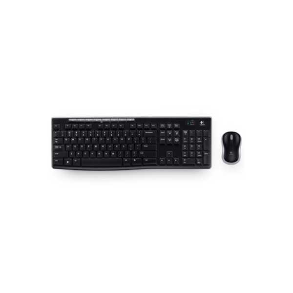 LOGITECH MK270 belaidis kombinuotas juodas USB – EER (JAV)