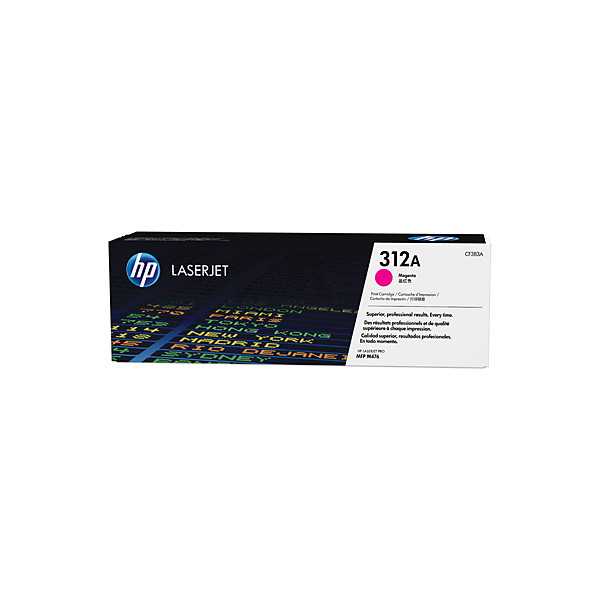 HP 312A Magenta Toner Cartridge, 2700 pages, for HP LaserJet Pro 476 series