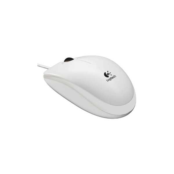 LOGITECH B100 Optical Mouse for Business White OEM