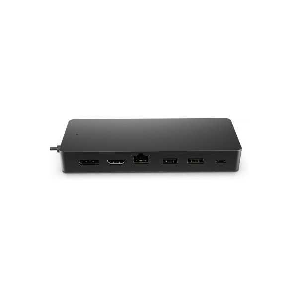 HP universalus USB-C kelių prievadų kelioninis šakotuvas 65 W, 2 x USB 3.2, 2 x USB-C, 1 x DP, 1 x HDMI, 1 x RJ-45, 1 metai