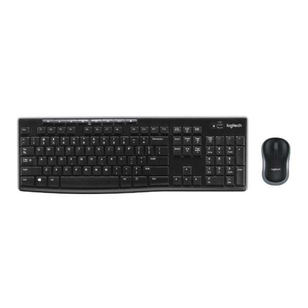 Logitech klaviatūra MK270 juoda JAV/Int Layout