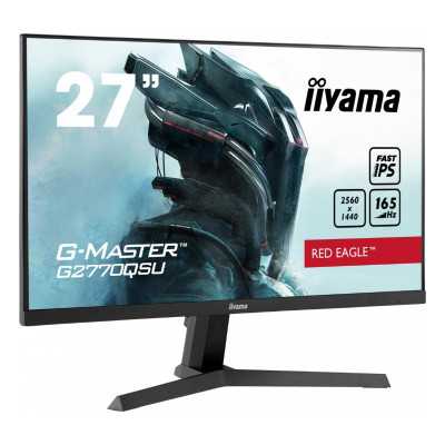 Iiyama G-MASTER Red Eagle G2770QSU-B1 - LED monitor - 27" - 2560 x 1440 WQHD @ 165 Hz - Fast IPS - 400 cd / m - 1000:1 - HDR400 